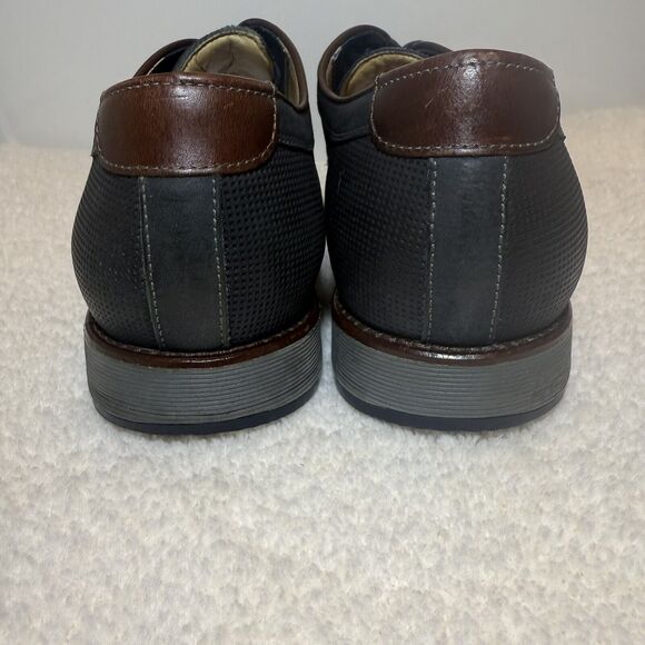 JOHNSTON & MURPHY J&M 1850 LEATHER SHEEPSKIN CASUAL SHOES Size 9M - Picture 5 of 10